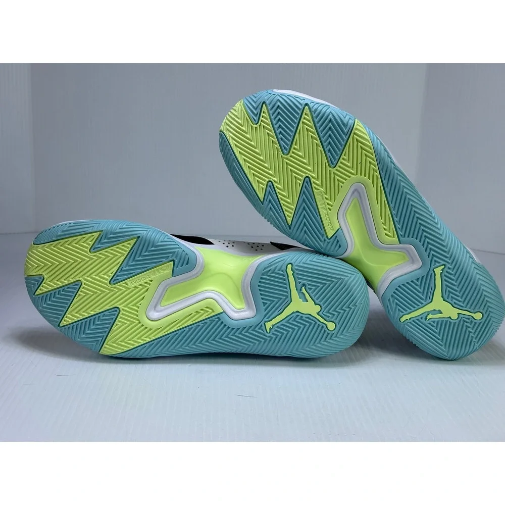 Jordan One Take 4 Mens Basketball Shoes Black White Electric Green DO7193-003